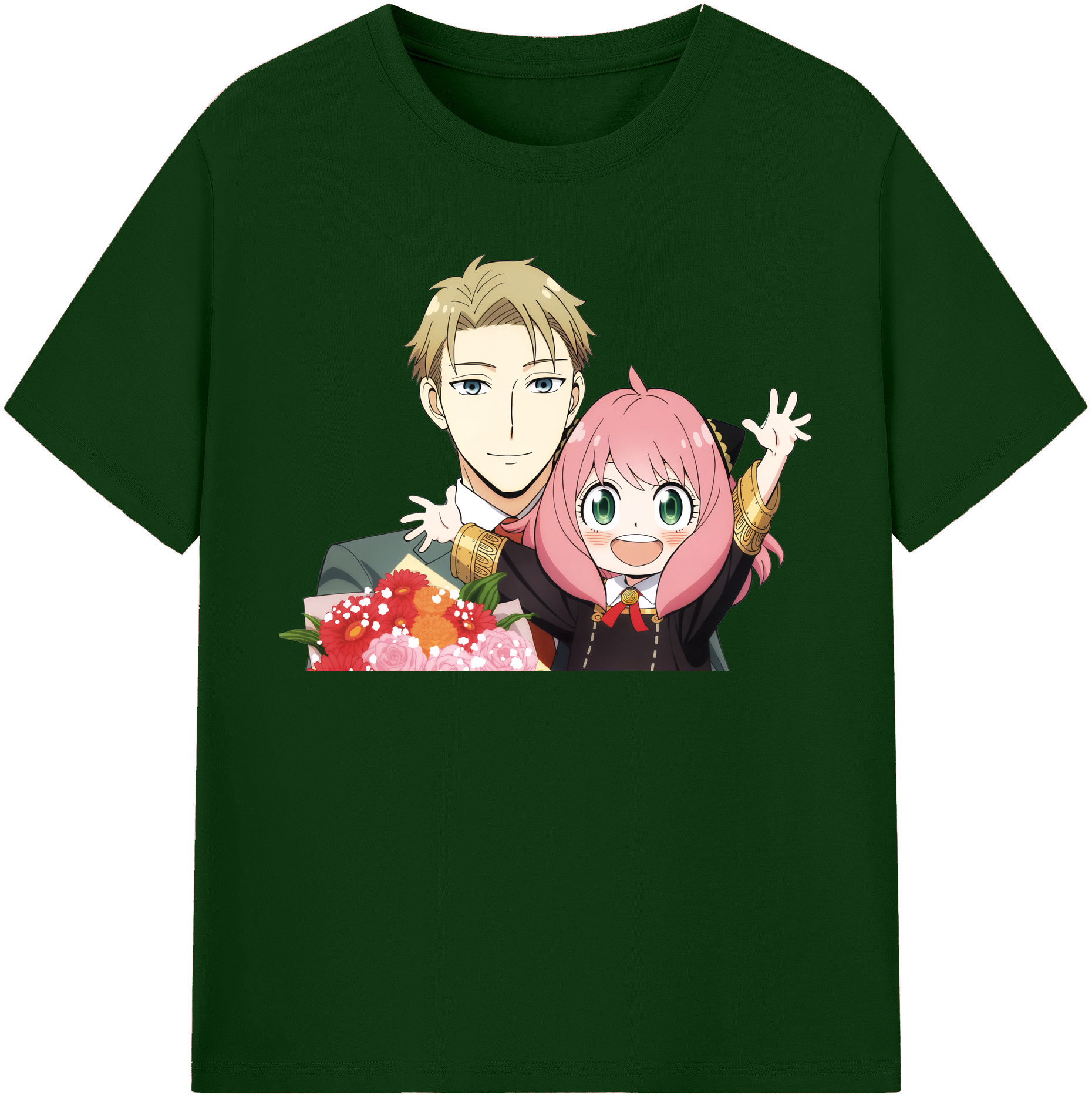 （画像用） SPY×FAMILY间谍家家酒 綿100％半袖Tシャツ（フロントプリント）